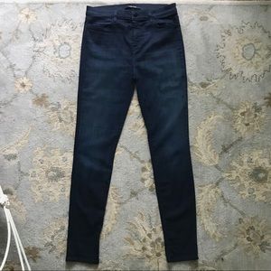 J Brand Maria High Rise Skinny Leg Darkness